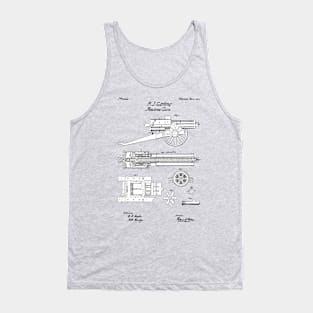 Gatling Gun Patent - 1862 Machine gun - SBpng Tank Top